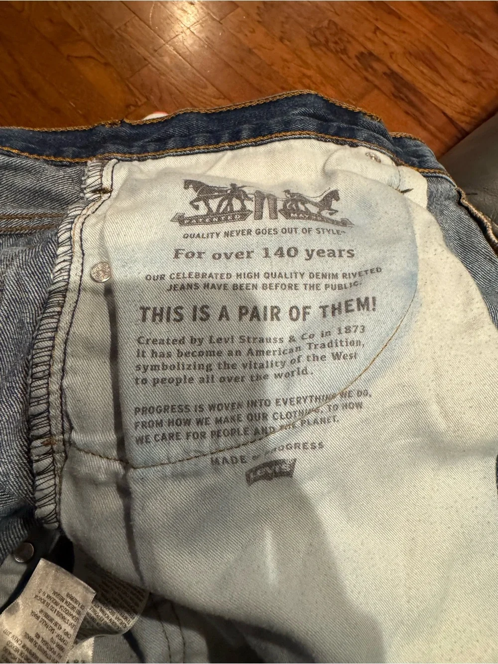 Levi's 502 Men’s Blue Denim Jeans 36/30